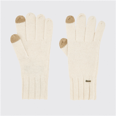 Dubarry Hayes Knitted Gloves - Chalk (M)